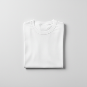 Camiseta blanca de algodón
