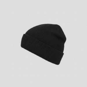 Gorro de lana negro